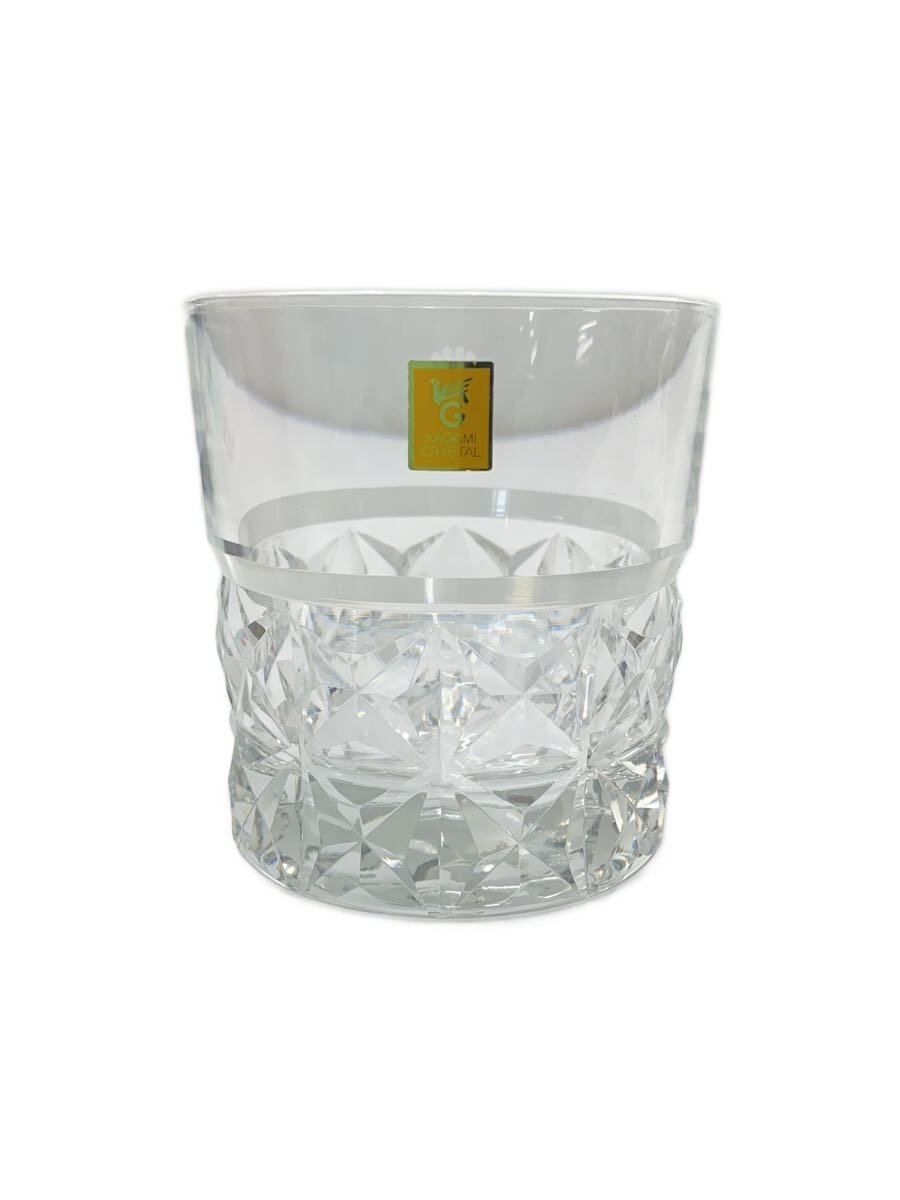 未使用品 江戸切子 カガミクリスタル ロックグラス KAGAMI CRYSTAL 