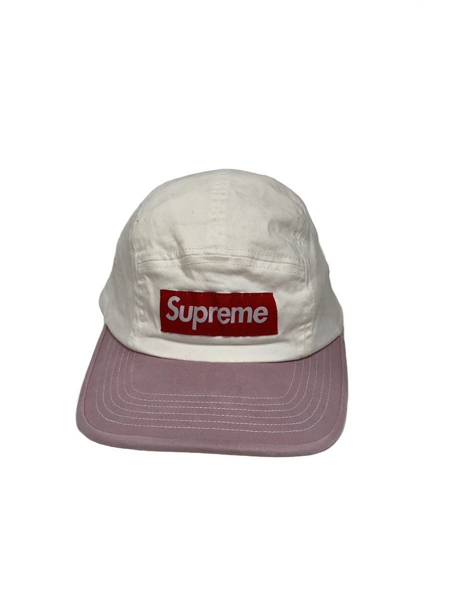 Cap - 【中古】Supreme◆キャップ/--/コットン/WHT/メンズ【服飾雑貨他】