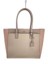 【中古】kate spade new york◆トートバッグ/PVC/BEG/無地【バッグ】