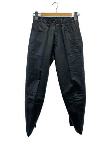 【中古】TETE HOMME◆90s/カウレザーパンツ/S/牛革/黒/ブラック【メンズウェア】 【中古】TETE HOMME◆90s/カウレザーパンツ/S/牛革/黒/ブラック【メンズウェア】