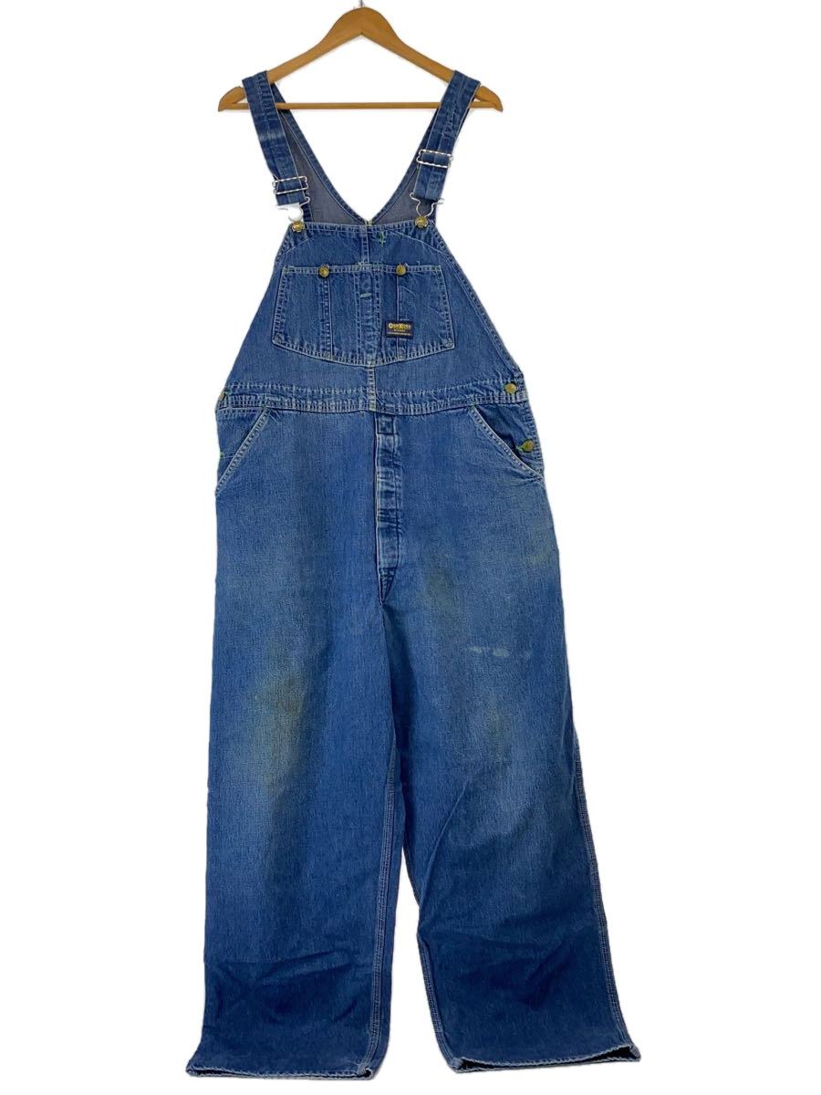 【中古】OshKosh B’Gosh◆60s/オーバーオール/デニム/IDG【メンズウェア】