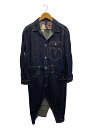 【中古】JUNYA WATANABE COMME des GARCONS MAN◆オーバーオール/XS/コットン/IDG/WN-C203【メンズウェア】