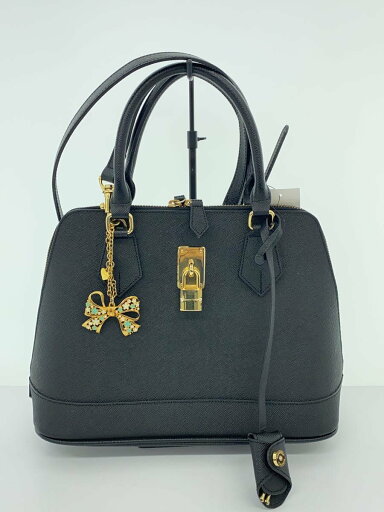 【中古】Samantha Thavasa◆ショルダーバッグ/--/BLK/無地【バッグ】 【中古】Samantha Thavasa◆ショルダーバッグ/--/BLK/無地【バッグ】