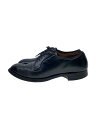 【中古】Alden◆ドレスシューズ/US7/BLK/レザー/6551/履きジワ有/内側スレ有/旧ロゴ/ソール減り【シューズ】