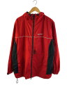 【中古】Timberland◆ナイロンジャケット/M/ナイロン/RED【メンズウェア】