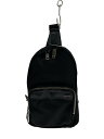 【中古】BALLY◆ウエストバッグ/ナイロン/BLK【バッグ】