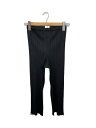 【中古】PLEATS PLEASE ISSEY MIYAKE◆クロップドパンツ/2/ポリエステル/BLK/JF101/ブラック【レディースウェア】