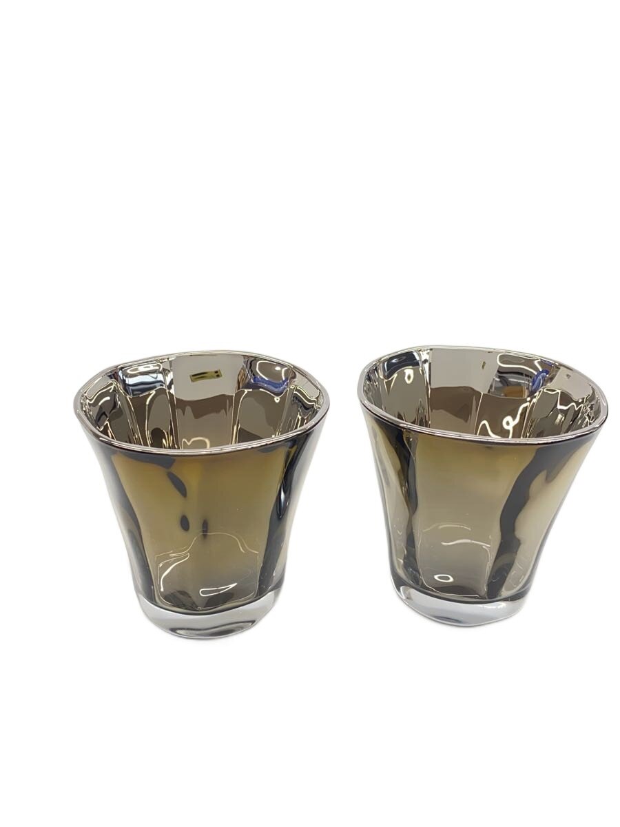 【中古】PROGRESS◆グラス/2点セット/チタングラス/ストロング ゴールド【キッチン用品】