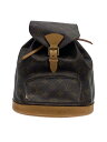 【中古】LOUIS VUITTON◆モンスリMM_モノグラム・キャンバス_BRW/PVC/BRW【バッグ】