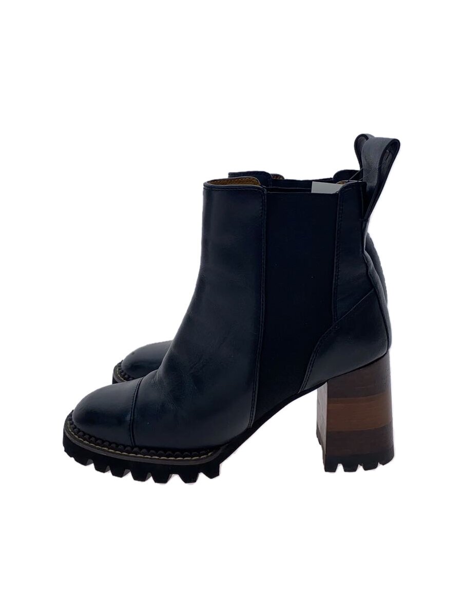 【中古】SEE BY CHLOE◆サイドゴアブーツ/37/BLK【シューズ】