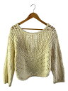 【中古】COCO DEAL◆透かし柄ニット/24SS/ニット・セーター(厚手)/2/コットン/WHT/74131038【レディースウェア】