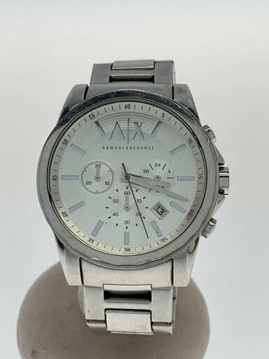 【中古】ARMANI EXCHANGE◆クォーツ腕時計/アナログ/ステンレス/SLV/SLV/SS/AX2058【服飾雑貨他】 【中古】ARMANI EXCHANGE◆クォーツ腕時計/アナログ/ステンレス/SLV/SLV/SS/AX2058【服飾雑貨他】