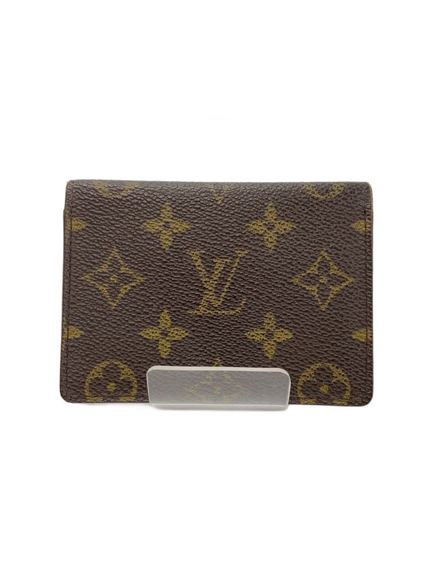 【中古】LOUIS VUITTON◆ポルト・2カルト・ヴェルティカル_モノグラム・キャンバス/...