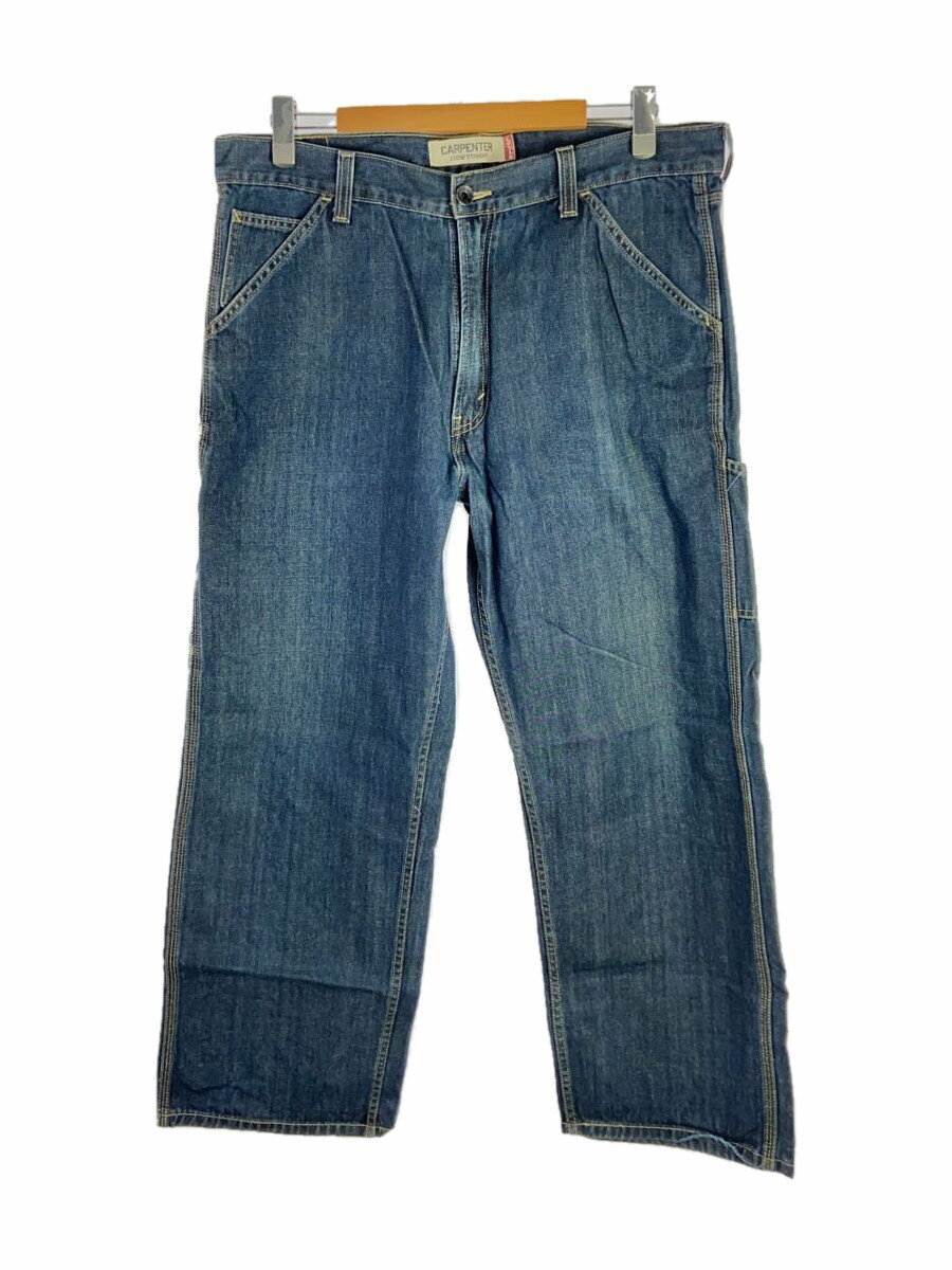 【中古】Levi’s◆ペインターパンツ/38/コットン/IDG/無地【メンズウェア】