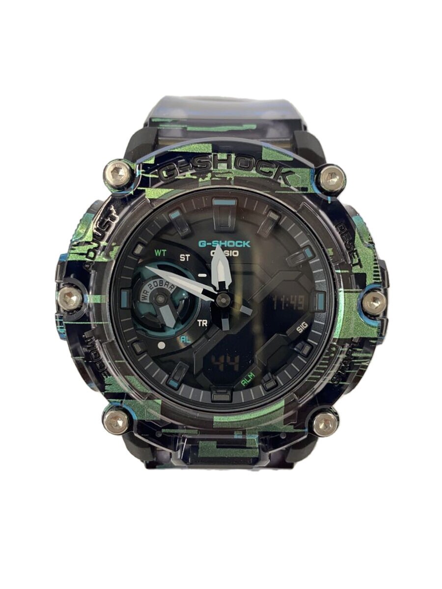 【中古】CASIO◆クォーツ腕時計/デジアナ/GA-2200NN【服飾雑貨他】