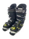 【中古】salomon◆スキーブーツ/26cm/ブラック/黒/イエロー【スポーツ】