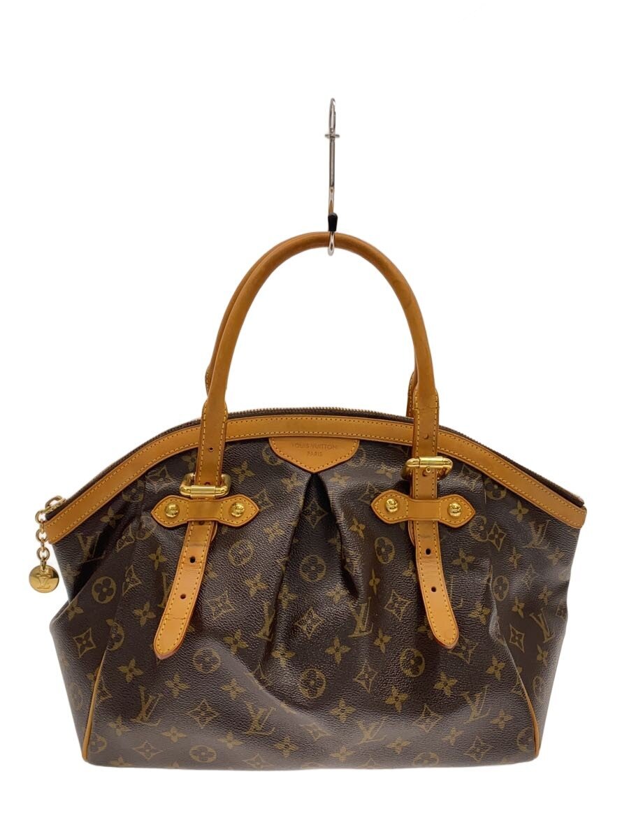 【中古】LOUIS VUITTON◆ティヴォリGM_モノグラム・キャンバス/PVC/BRW【バッグ】(4.0)