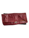 【中古】DIESEL◆ショルダーバッグ/レザー/RED//【バッグ】