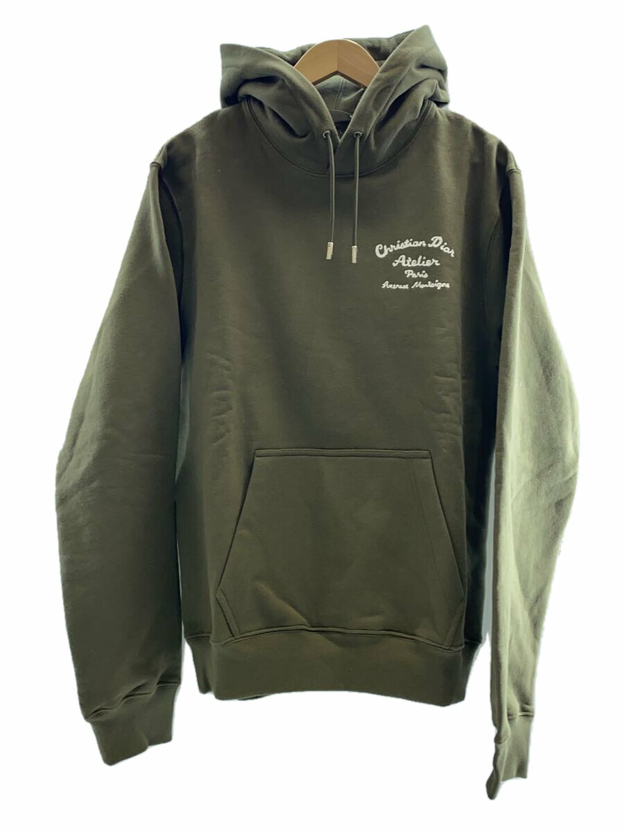【中古】Christian Dior◆パーカー/M/コットン/KHK/293J698A0531【メンズウェア】