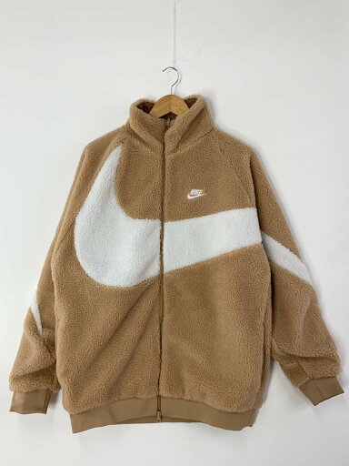 【中古】NIKE◆フリースジャケット/XL/ポリエステル/BEG/bq6546-200【メンズウェア】