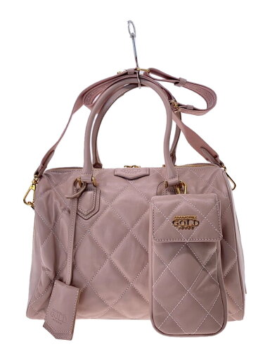 【中古】COCOCELUX GOLD◆2WAYショルダーバッグ/レザー/ピンク/205DA0299【バッグ】 【中古】COCOCELUX GOLD◆2WAYショルダーバッグ/レザー/ピンク/205DA0299【バッグ】