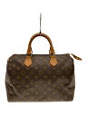 【中古】LOUIS VUITTON◆2)スピーディ30_モノグラム・キャンバス_BRW/PVC/BRW【バッグ】