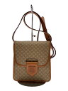 【中古】CELINE◆ショルダーバッグ/PVC/BEG/総柄【バッグ】