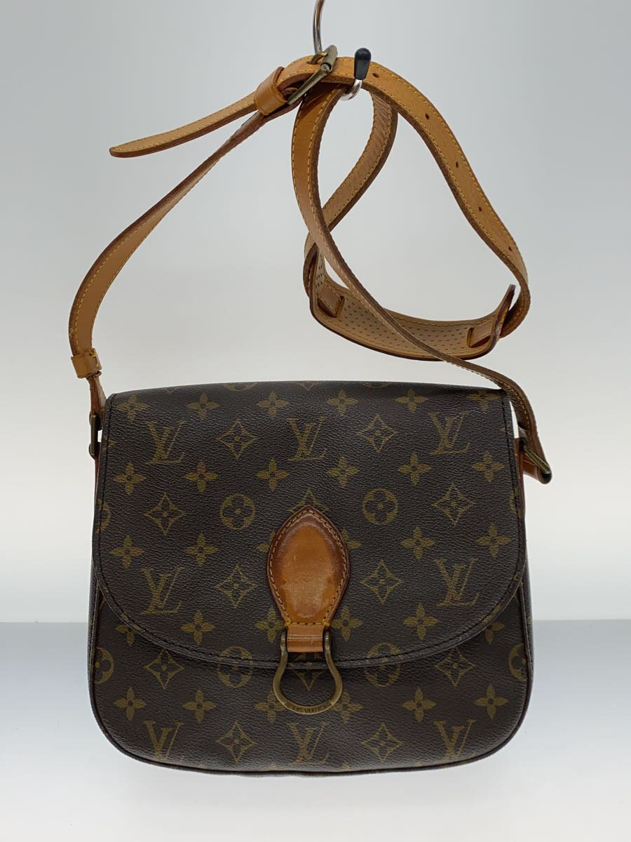 LOUIS VUITTON - 【中古】LOUIS VUITTON◆サンクルーGM_モノグラム・キャンバス_BRW/PVC/BRW//【バッグ】