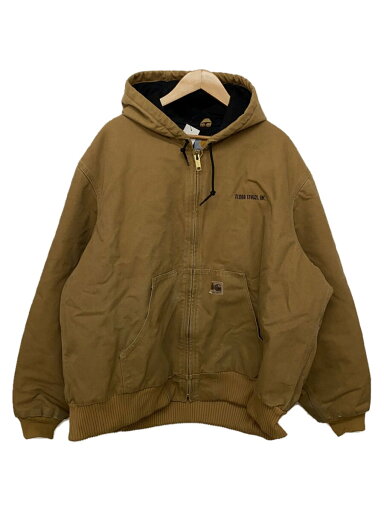 【中古】Carhartt◆アクティブパーカージャケット/2XL/コットン/CML/無地【メンズウェア】 【中古】Carhartt◆アクティブパーカージャケット/2XL/コットン/CML/無地【メンズウェア】
