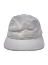 【中古】Supreme◆×MM6/24SS/Painted Camp Cap/キャップ/FREE/コットン/WHT/メンズ【服飾雑貨他】