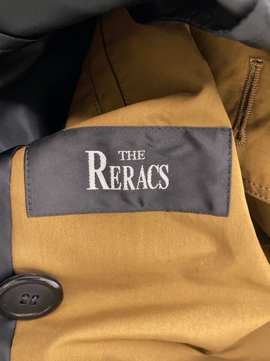 【中古】THE RERACS◆トレンチコート/36/ポリエステル/BRW【レディースウェア】