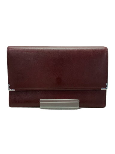 【中古】Cartier◆長財布/レザー/RED/無地/レディース【服飾雑貨他】 【中古】Cartier◆長財布/レザー/RED/無地/レディース【服飾雑貨他】