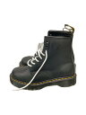 【中古】Dr.Martens◆レースアップブーツ/UK6.5/BLK/レザー/25345001/※タグ付き//【シューズ】(4)