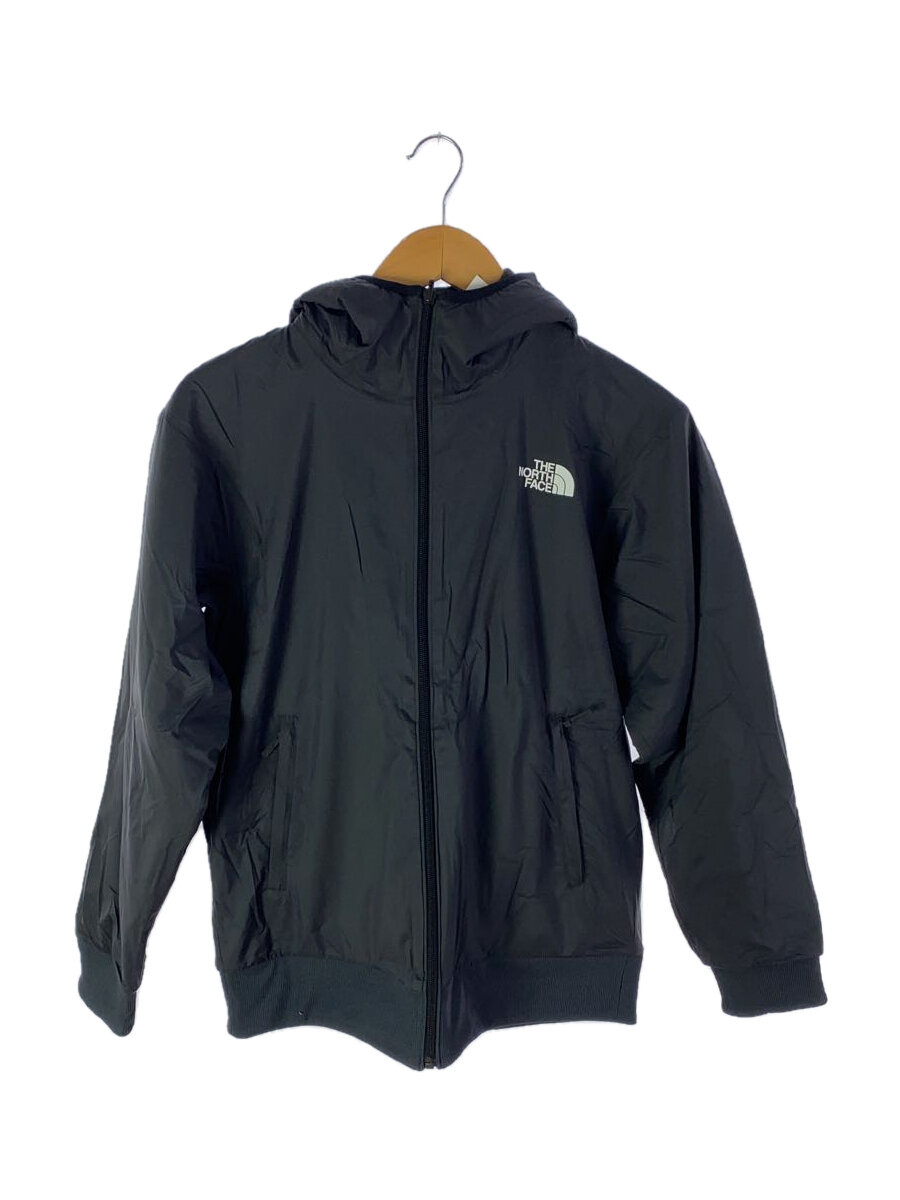 【中古】THE NORTH FACE◆REVERSIBLE TECH AIR HOODIE/M/ナイロン/ブラック/黒/プリント【メンズウェア】