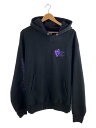 【中古】Champion◆パーカー/L/コットン/BLK/無地/S101【メンズウェア】