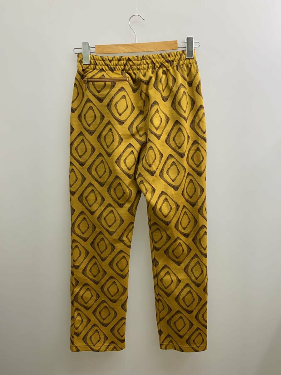 【中古】Needles◆ボトム/XS/ポリエステル/YLW/総柄/0T225/お尻部分毛玉あり【メンズウェア】