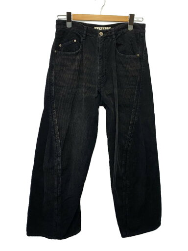 【中古】NVRFRGT◆3D TWISTED WIDE LEG VINTAGE FADED BLACK/2/コーデュロイ/EXO232P02【メンズウェア】 【中古】NVRFRGT◆3D TWISTED WIDE LEG VINTAGE FADED BLACK/2/コーデュロイ/EXO232P02【メンズウェア】