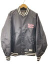 【中古】WACKO MARIA◆スタジャン/L/ナイロン/BLK/23SS-WMO-BL09【メンズウェア】