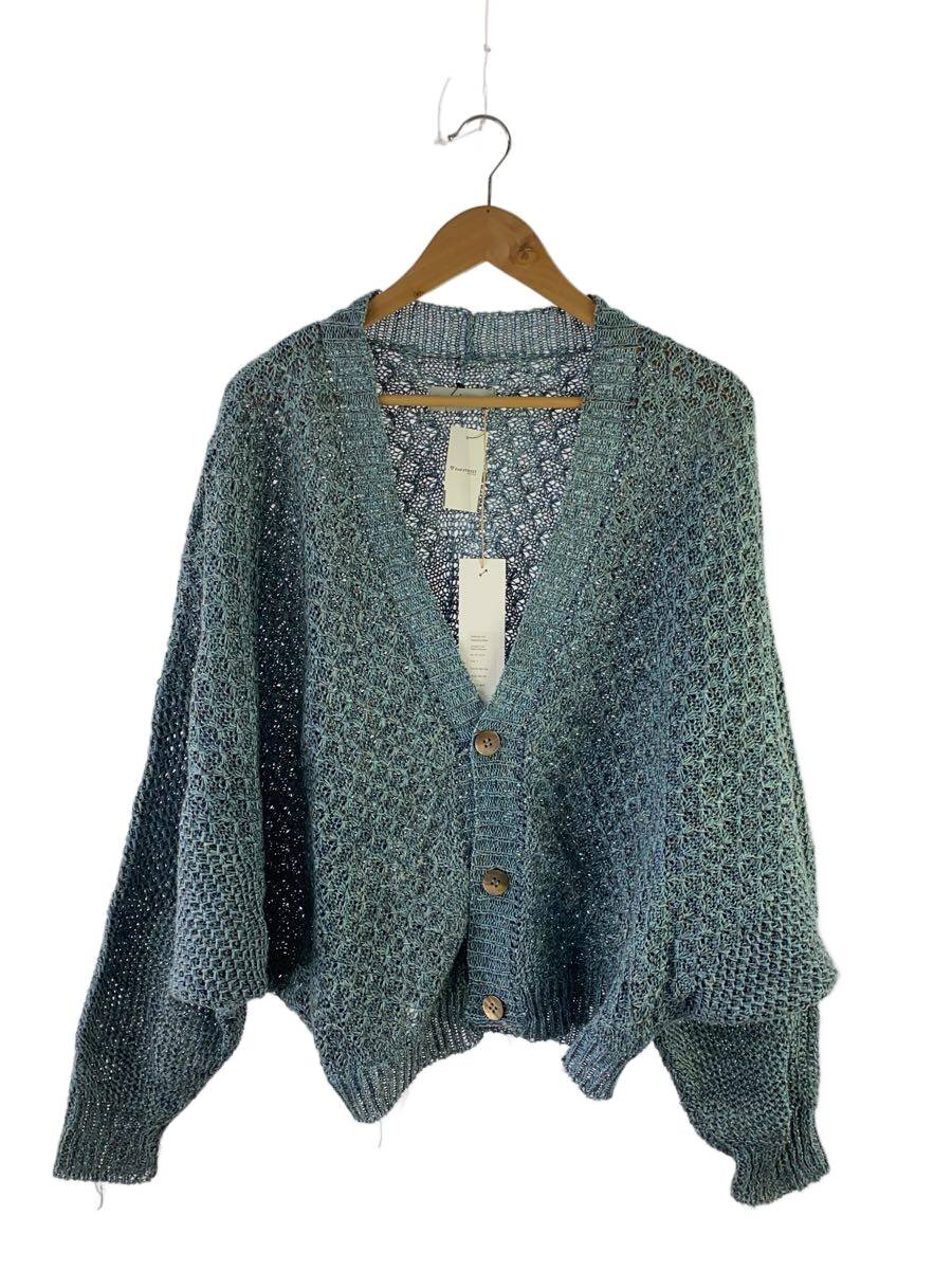 amachi/Erosion Line Washi Blousonカーディガン(厚手)/5/BLU//