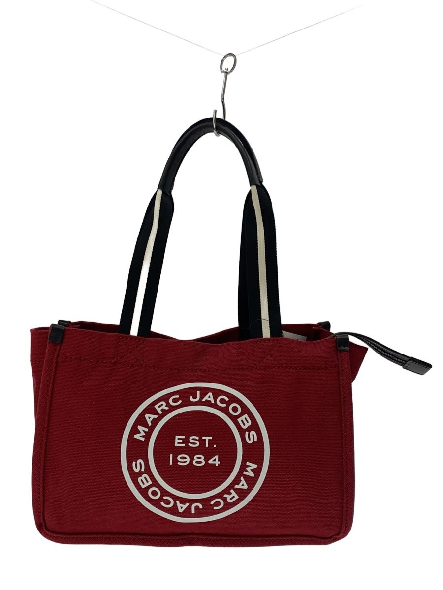 MARC JACOBS - 【中古】MARC JACOBS◆トートバッグ/キャンバス/RED/無地/H050M06FA21【バッグ】