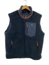 【中古】patagonia◆フリースベスト/XL/ポリエステル/NVY/23048FA24【メンズウェア】