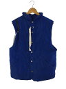 【中古】TAKAHIROMIYASHITA TheSoloist.◆ナイロンベスト/46/ナイロン/BLU/sj.0007AW22【メンズウェア】