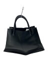 【中古】ALFASPIN◆バッグ/レザー/BLK/無地【バッグ】