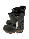 【中古】RED WING◆エンジニアブーツ/--/BLK/2268【シューズ】