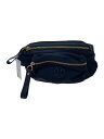 【中古】TORY BURCH◆ウエストバッグ/ナイロン/BLK//【バッグ】