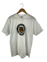 【中古】Supreme◆18AW/LIfe Sucks Die Tee/Tシャツ/L/コットン/WHT/無地【メンズウェア】