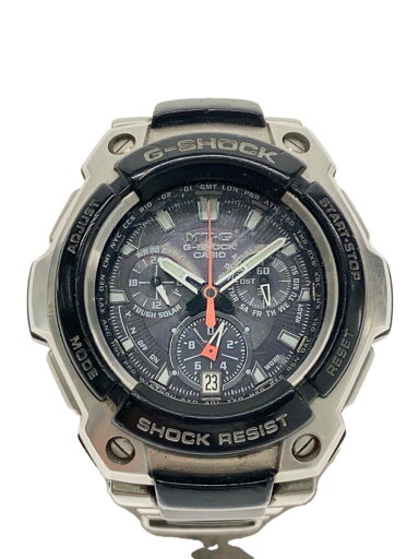 【中古】CASIO◆ソーラー腕時計・G-SHOCK/アナログ/SLV【服飾雑貨他】 【中古】CASIO◆ソーラー腕時計・G-SHOCK/アナログ/SLV【服飾雑貨他】