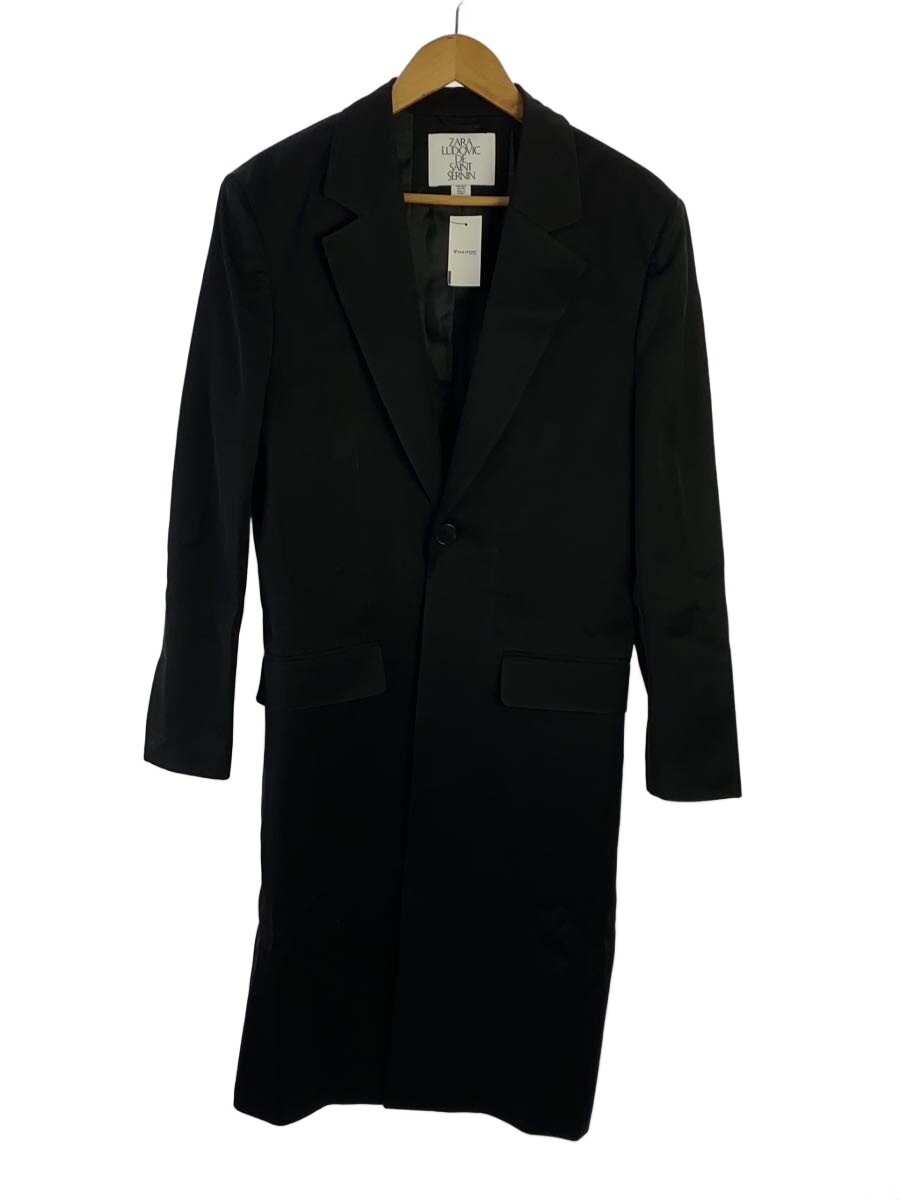 ZARA◆LUDOVIC DE SAINT SERNIN/フルイドコート/38/レーヨン/BLK