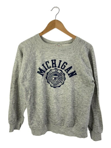 【中古】Champion◆トリコタグ/スウェット/L/コットン/GRY/MICHIGAN//【メンズウェア】 【中古】Champion◆トリコタグ/スウェット/L/コットン/GRY/MICHIGAN//【メンズウェア】