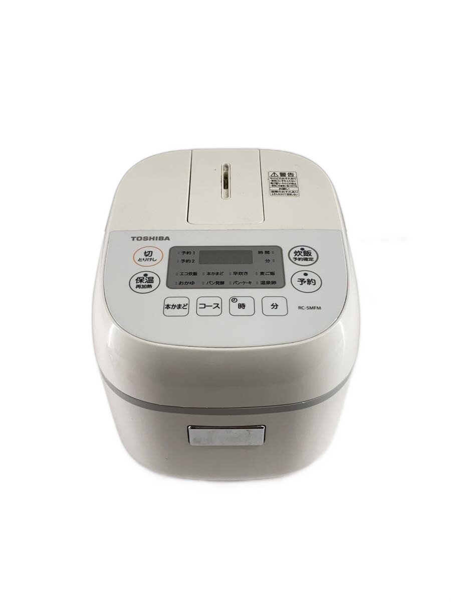 楽天市場】東芝 rc-5mfm-w(ホワイト) ジャー炊飯器 3合の通販